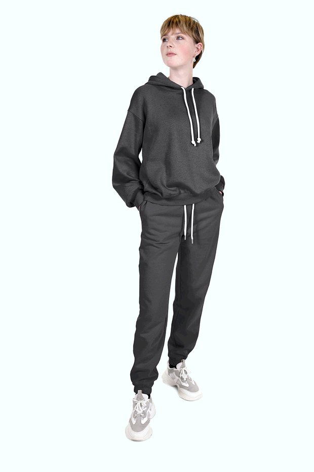 Jogging fabric Unicolour Space Blue