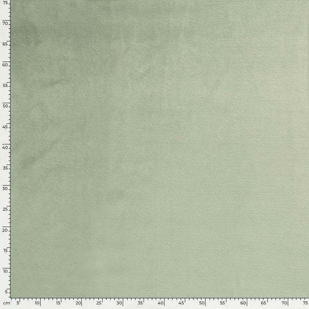 Nicky velours fabric Unicolour Dark Mint