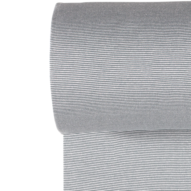 Cuff Material Yarn Dyed fabric Stripes Steel Blue