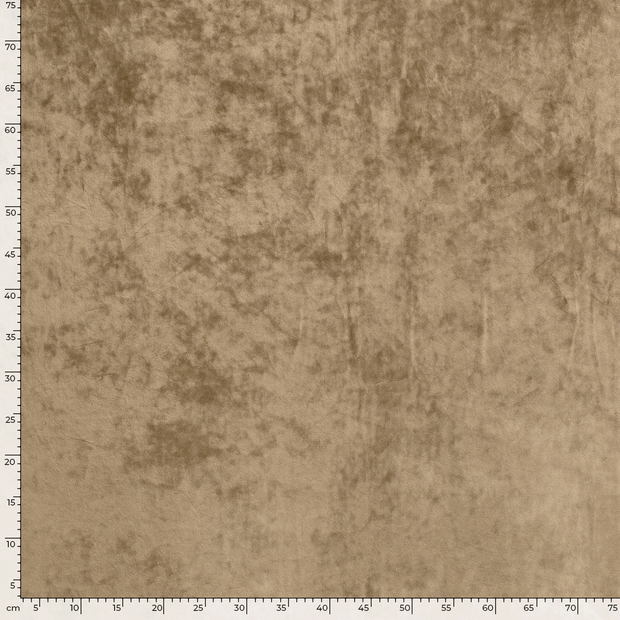 Velvet fabric Unicolour Khaki Green