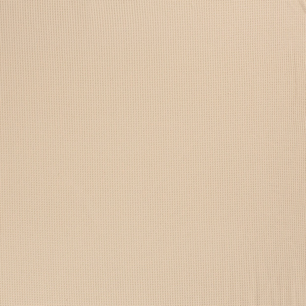 Knitted Waffle fabric Beige matte 