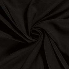 Crêpe Georgette Unicolour Black