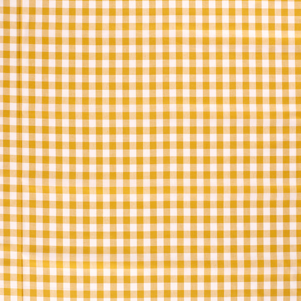 Cotton Poplin fabric Oker matte 