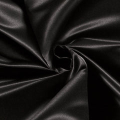 Satin Duchesse Unicolour Black