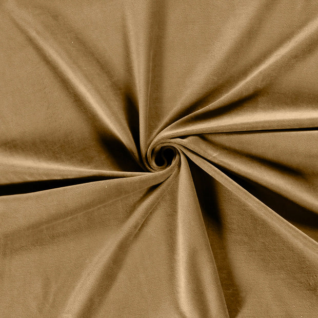 Nicky velours fabric Camel 