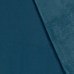 Alphen Fleece brushed Unicolour Petrol
