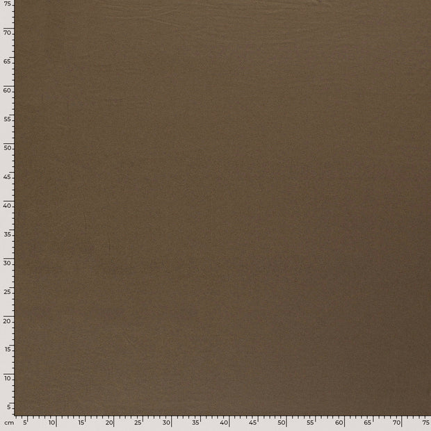 Jersey de Viscose tissu Unicolore Marron taupe