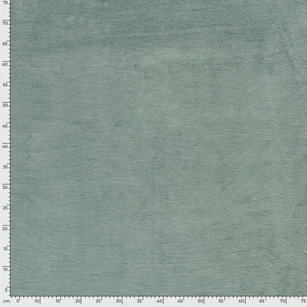 Polaire de Bambou tissu Unicolore Menthe foncée