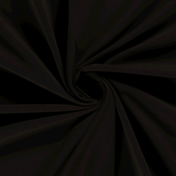 Jersey fabric Unicolour Dark Brown