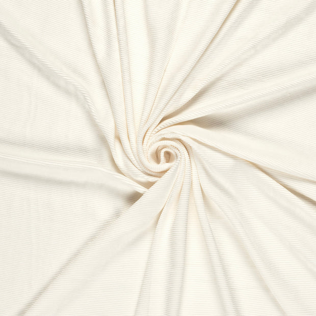 Nicky Velours Rib fabric Optical White 