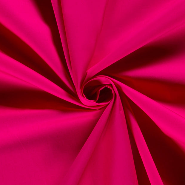 Baumwolle Popeline fabrik Uni Fuchsia
