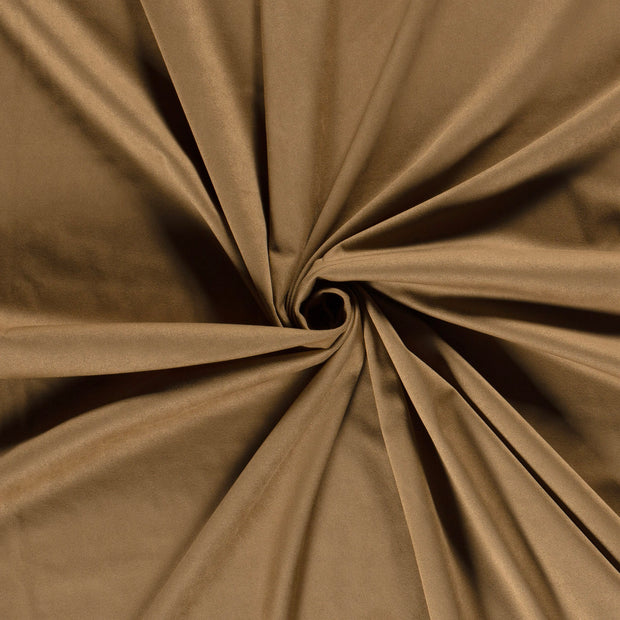 Suede leather fabric Camel 