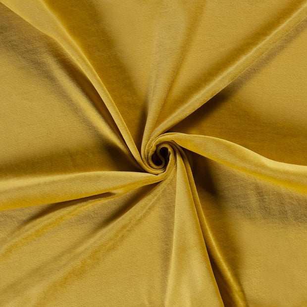 Nicky velours fabric Oker 