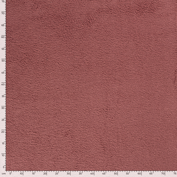 Rizo tela Unicolor Rosa antiguo