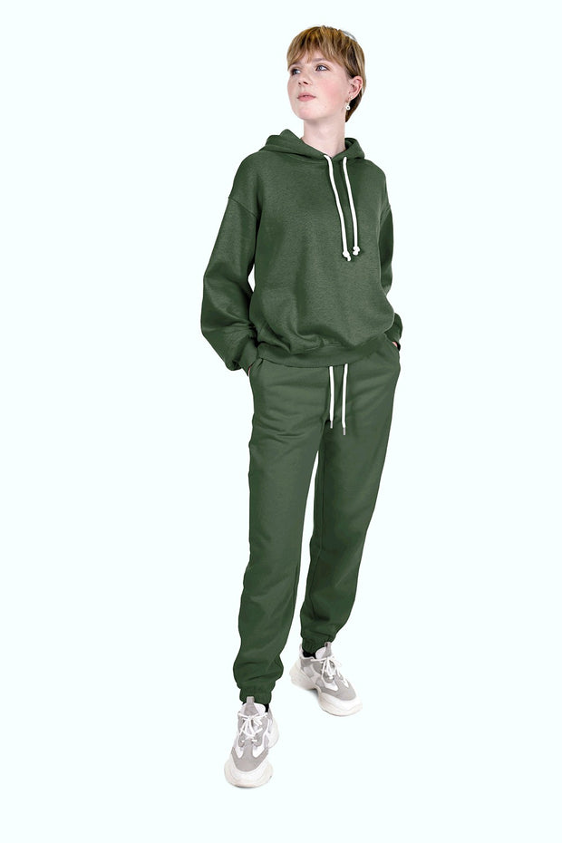 Jogging fabric Unicolour Dark Green