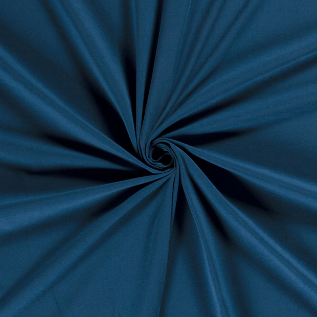 Jersey fabric Peacock Blue 