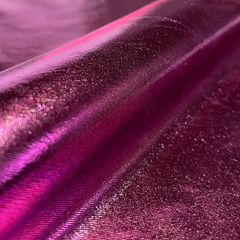 Lamé foiled Unicolour Fuchsia
