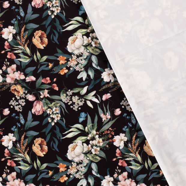 Sportswear Jersey fabric Flowers digital printed 