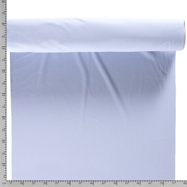 Cuff fabric Unicolour Baby Blue
