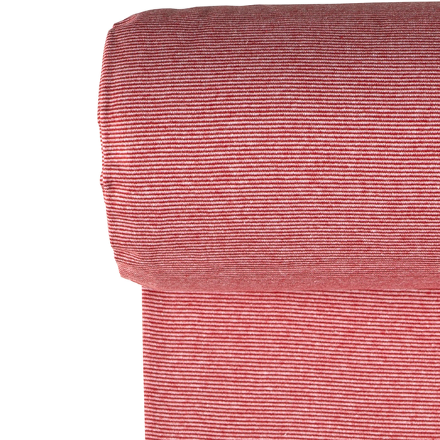 Bündchen Yarn Dyed fabrik Streifen Rot