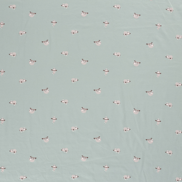 Jersey fabric Baby Blue soft 