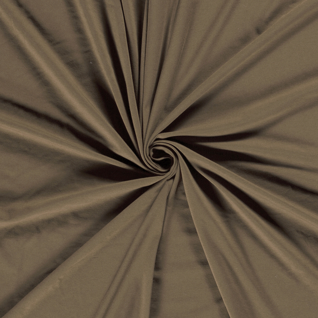 Jersey fabric Brown Taupe 