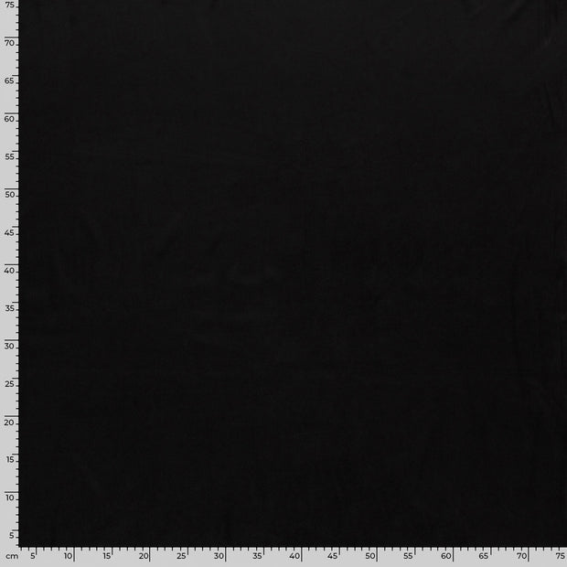 Suede leather fabric Unicolour Black
