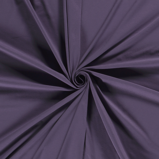 Cotton Jersey GOTS organic fabric Lavender 