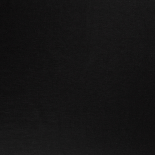 Linen fabric Black matte 