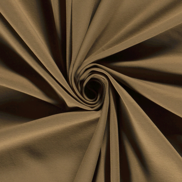 Jersey fabric Unicolour Camel