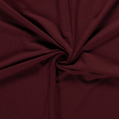 French Terry Unicolour Bordeaux