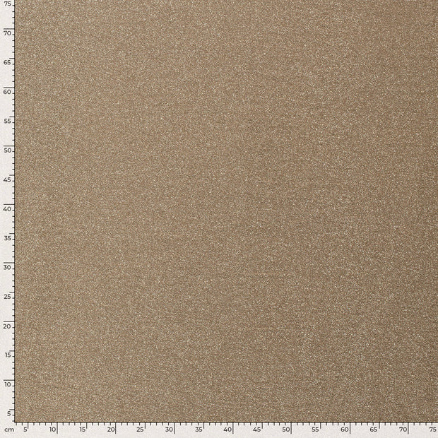 Lamé fabric Unicolour Beige
