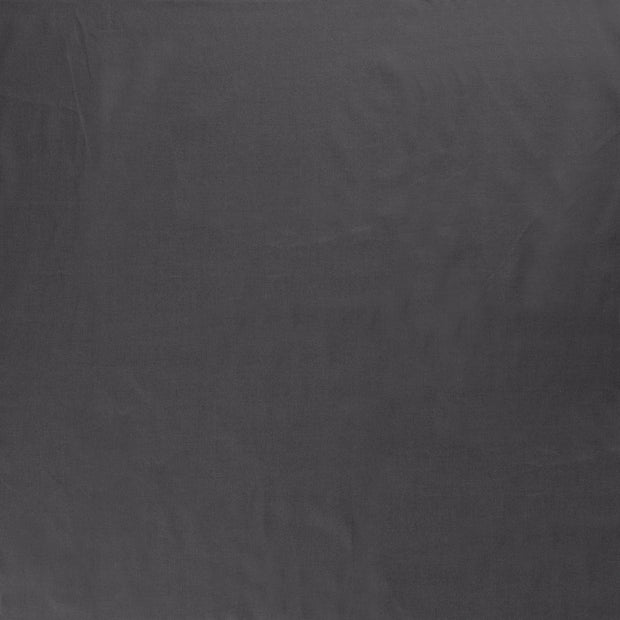 Cotton Poplin fabric Dark Grey matte 