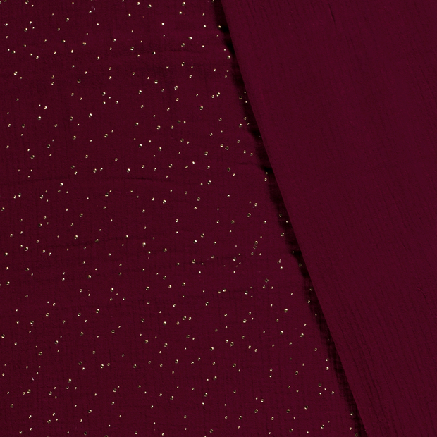 Muslin fabric Dots dew drops 