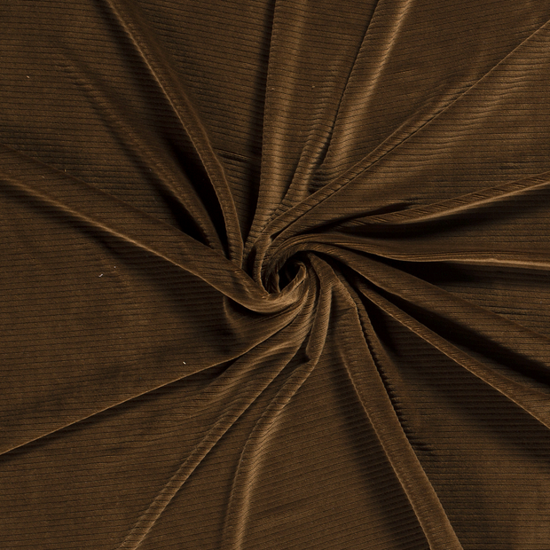 Velvet fabric Khaki Green 