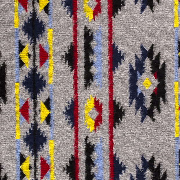 Heavy Knit fabrik Hellgrau matt 