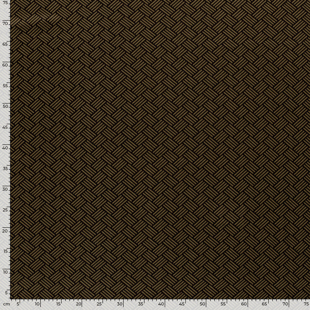 Poly Viscose Jersey fabric Abstract Khaki Green
