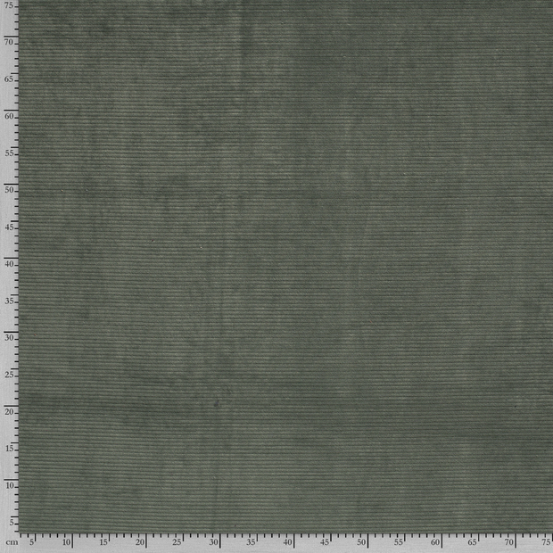 Velvet fabric Rib Petrol