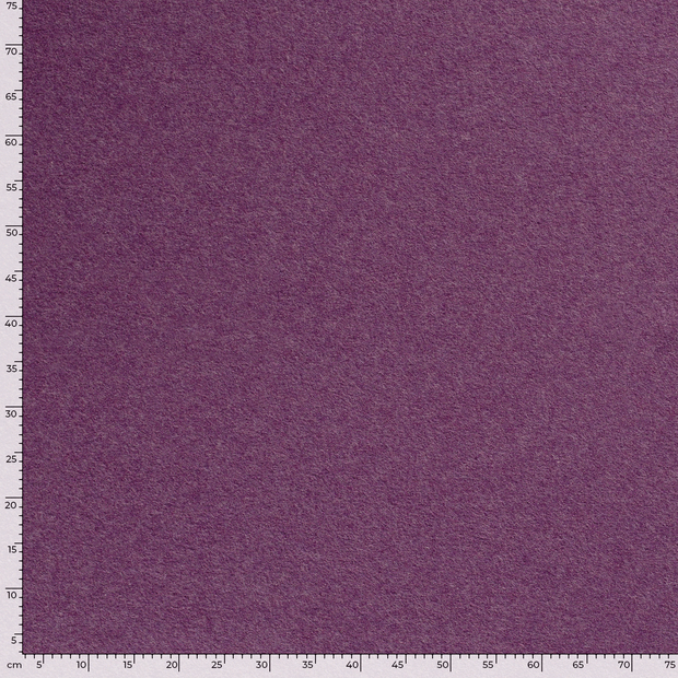 Wool Boucle fabric Unicolour Purple