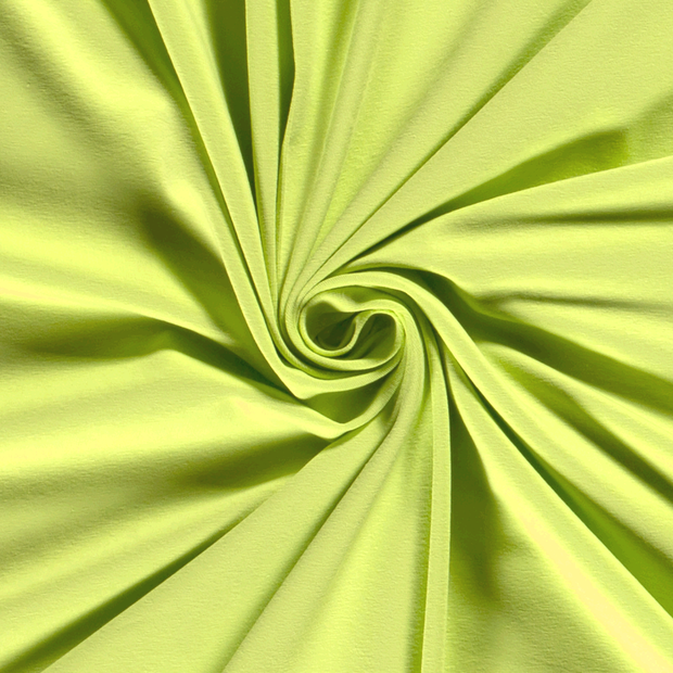 Jersey fabric Unicolour Lime Green