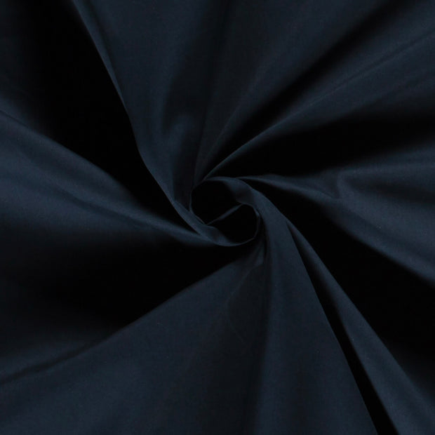 Cotton Poplin fabric Unicolour Space Blue
