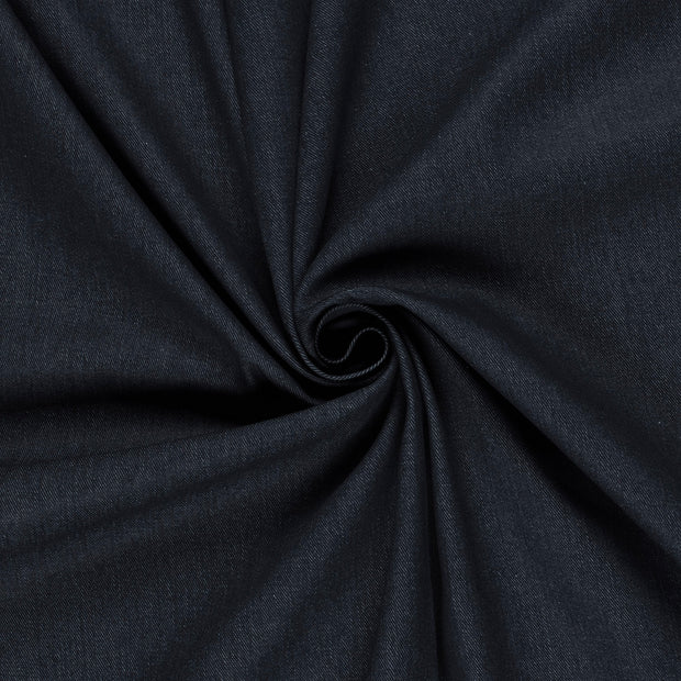 Denim fabric Navy pre-washed 