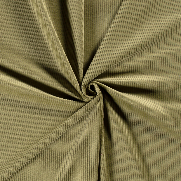 Corduroy 4.5w fabric Olive Green 