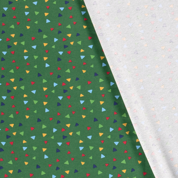 Jersey fabric Triangle printed 