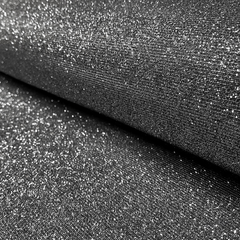 Polyester Jersey Lurex Unicolour Black