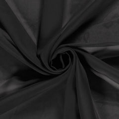 Chiffon Unicolour Black