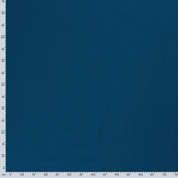 Jersey fabric Unicolour Peacock Blue