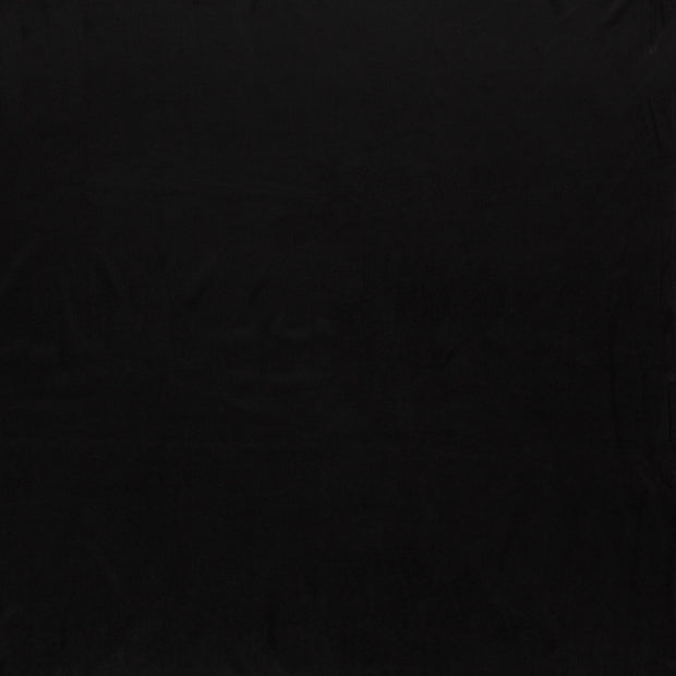 Suede leather fabric Black soft 