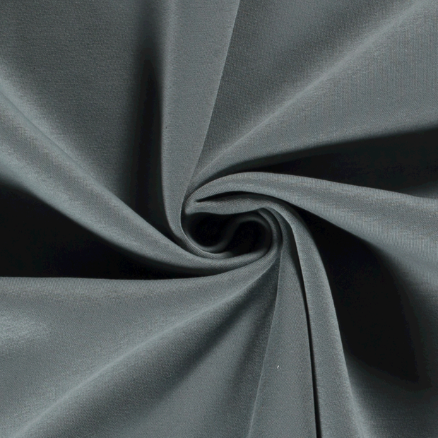 Jogging fabric Unicolour Steel Blue