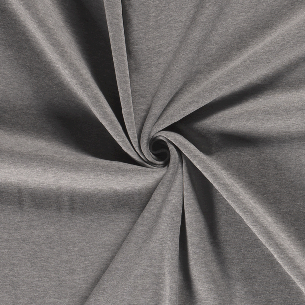 Jogging fabric Light Grey brushed 